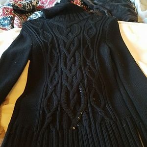 Dress turtleneck sweater